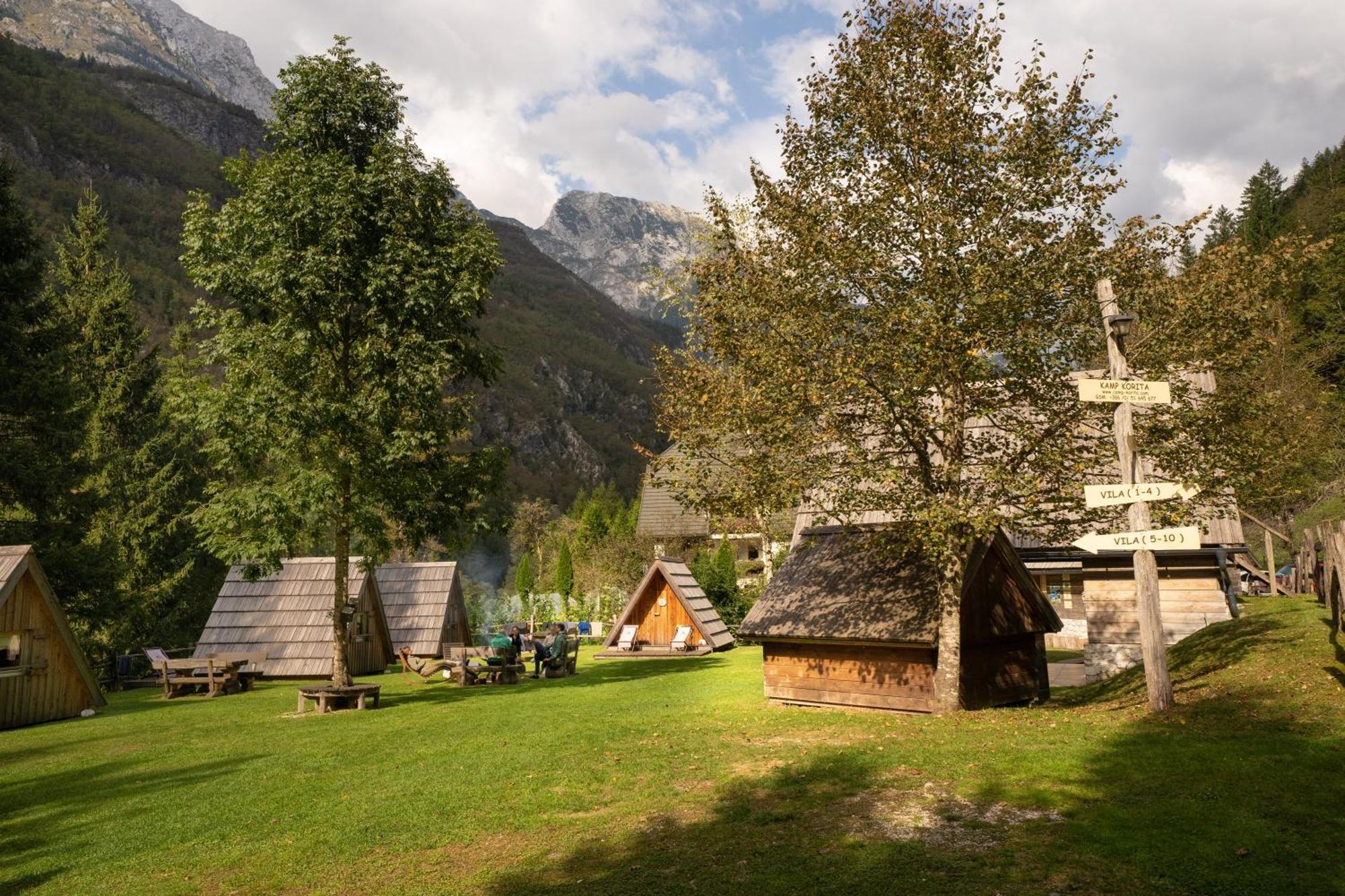 Camp Korita Villa Soča Kültér fotó